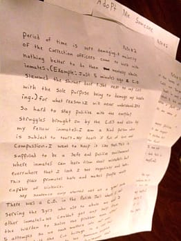 letter from angola