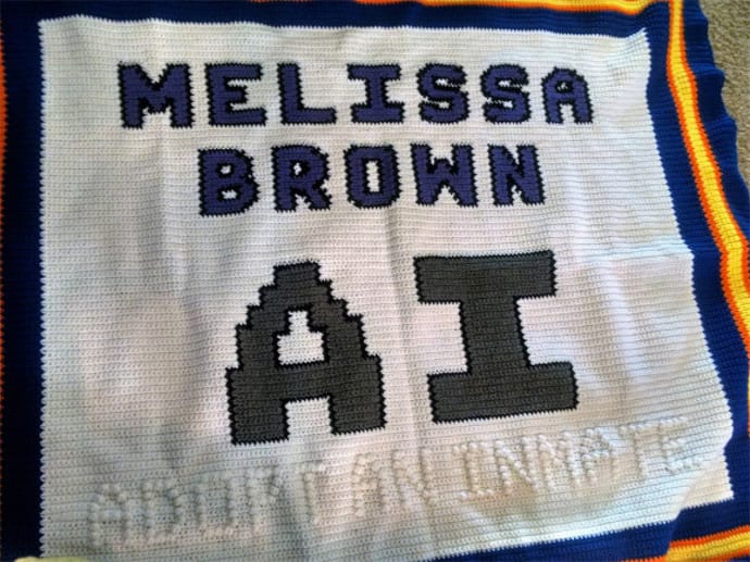 Donation: Handmade Afghan for AI