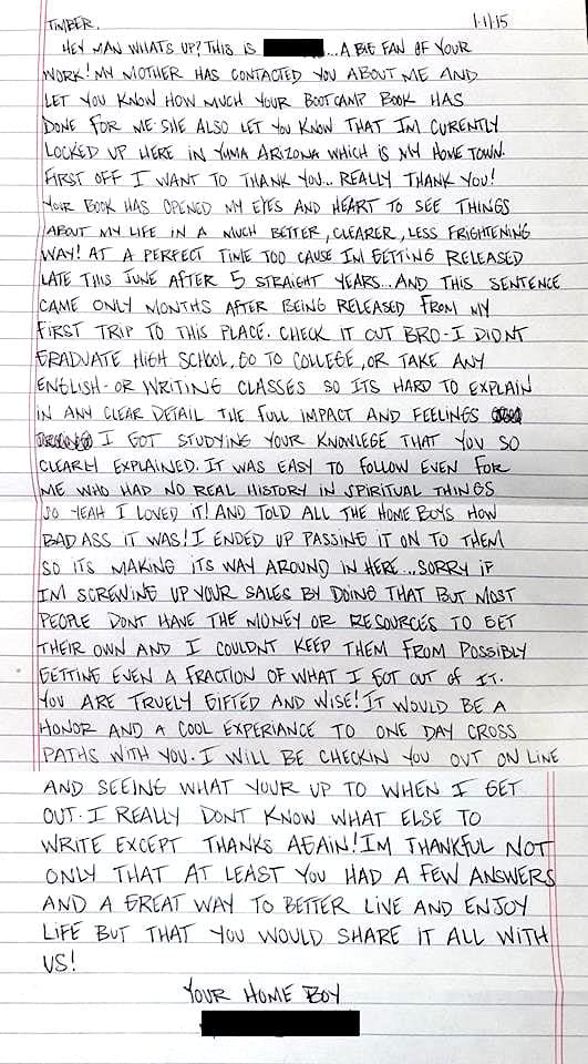 letter to timber hawkeye